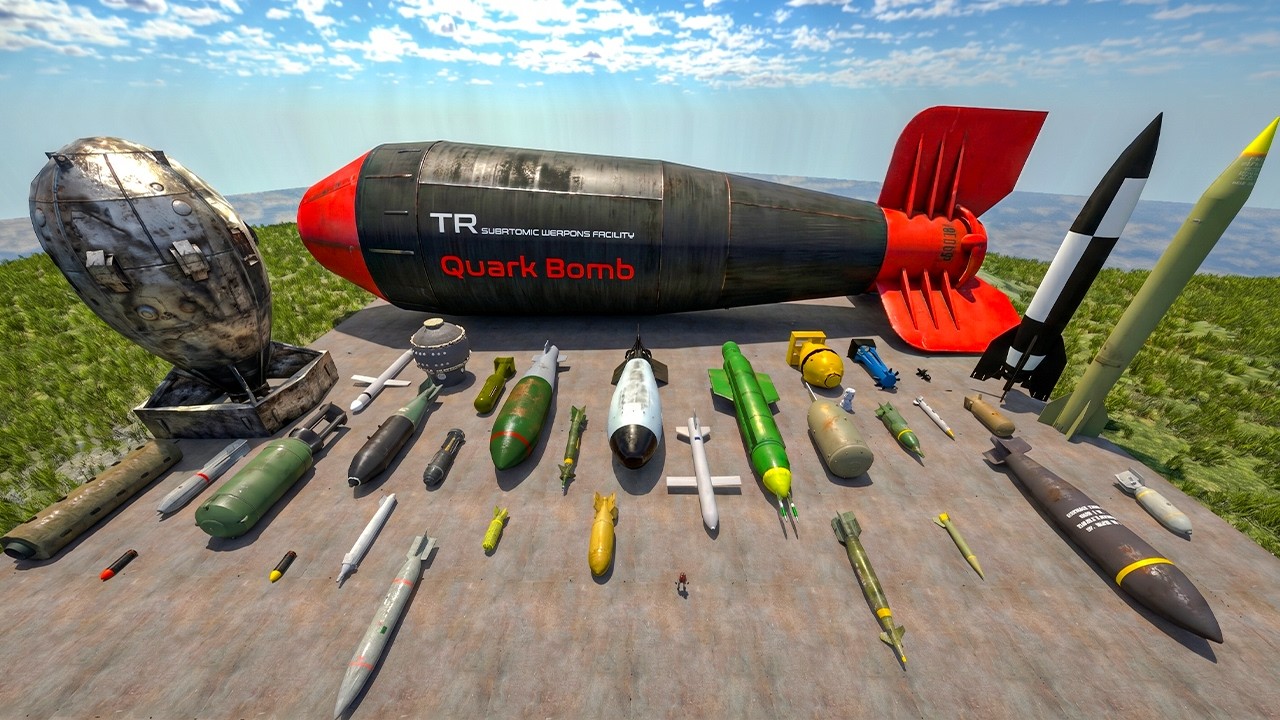 Testing the Most Powerful Nuclear Bombs on an Island | GMod