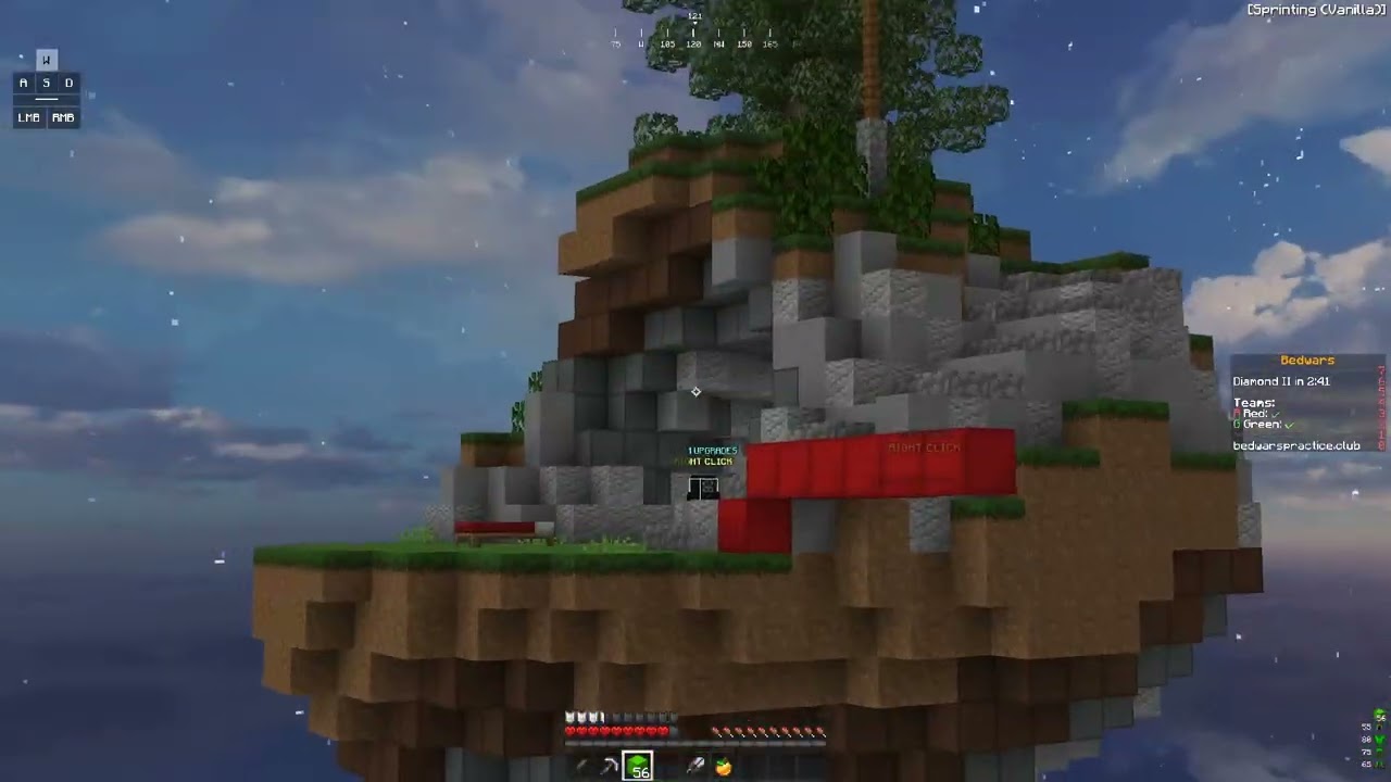 Blatant Hacker Caught on Bedwars Practice