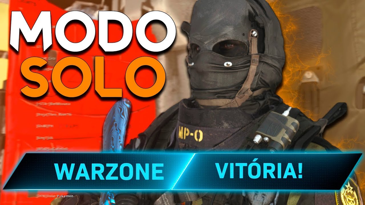 MINHA PRIMEIRA VITÓRIA NO MODO SOLO! - Warzone (CoD Modern Warfare)