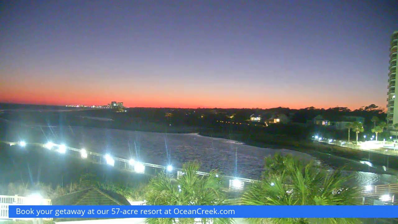 Ocean Creek Resort Myrtle Beach Sunset 01/28/2026