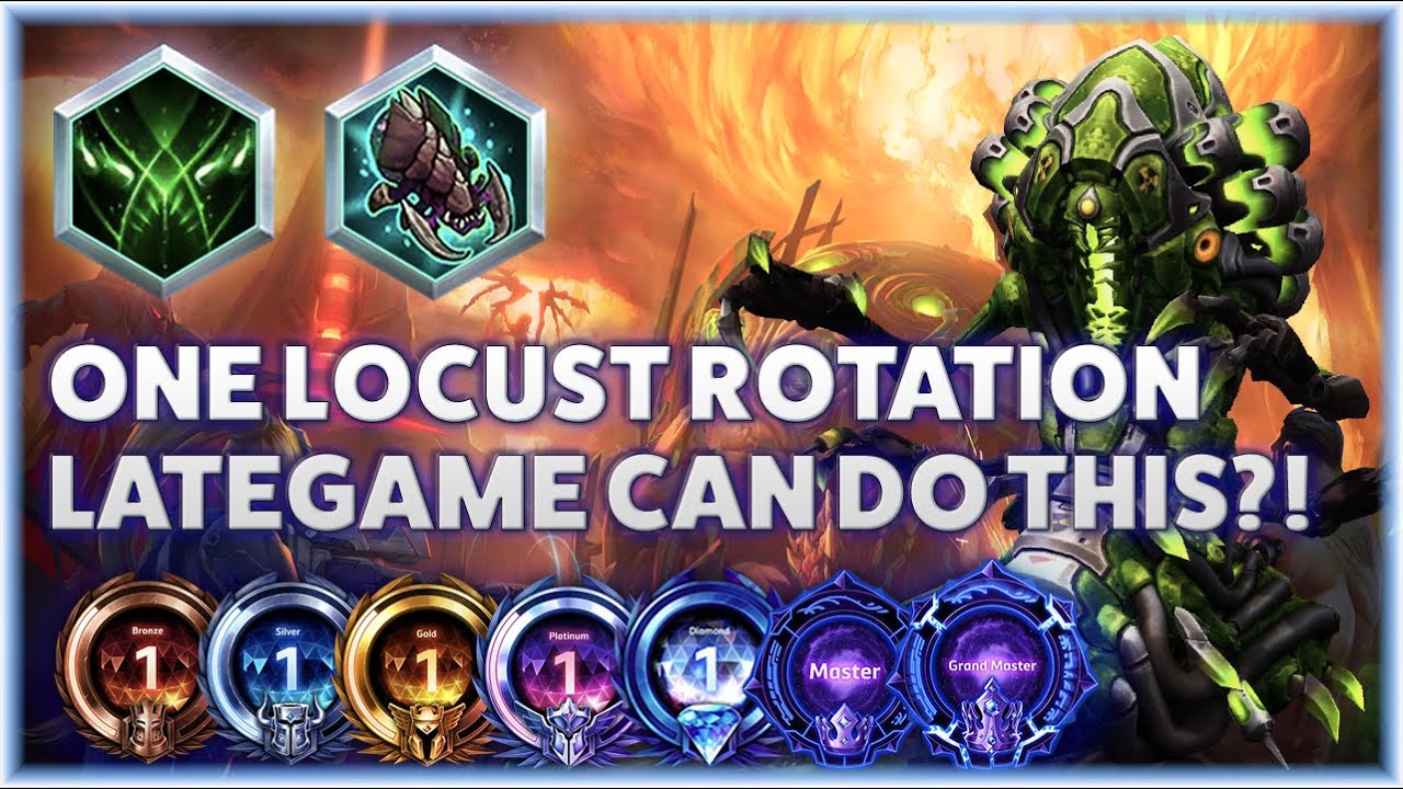Abathur Ultimate Evo - ONE LOCUST ROTATION LATEGAME CAN DO THIS?! - Bronze to Grandmaster Season 1 2