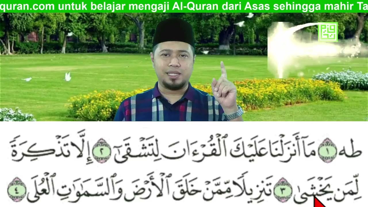 Cepat Quran Ilmu Tajwid Surah Taha ayat 1-12