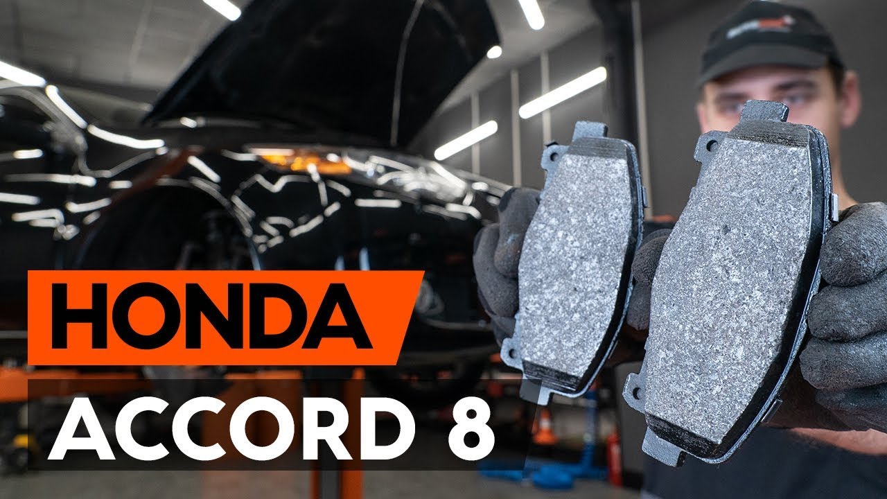 Cum se înlocuiește placute frana din față HONDA ACCORD 8 (CU2) [TUTORIAL AUTODOC]