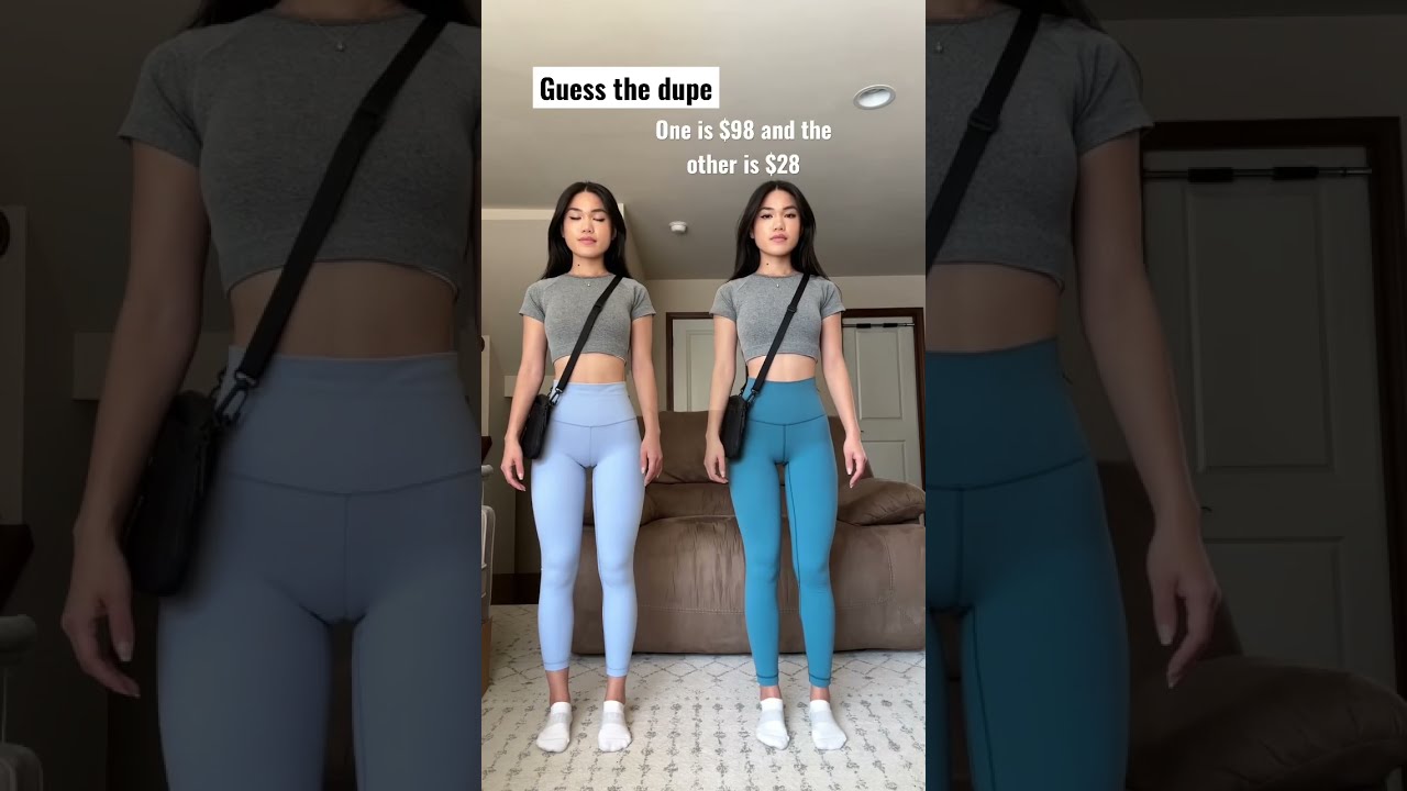 Can you guess the dupe?? #lululemondupe#shorts#gymwear