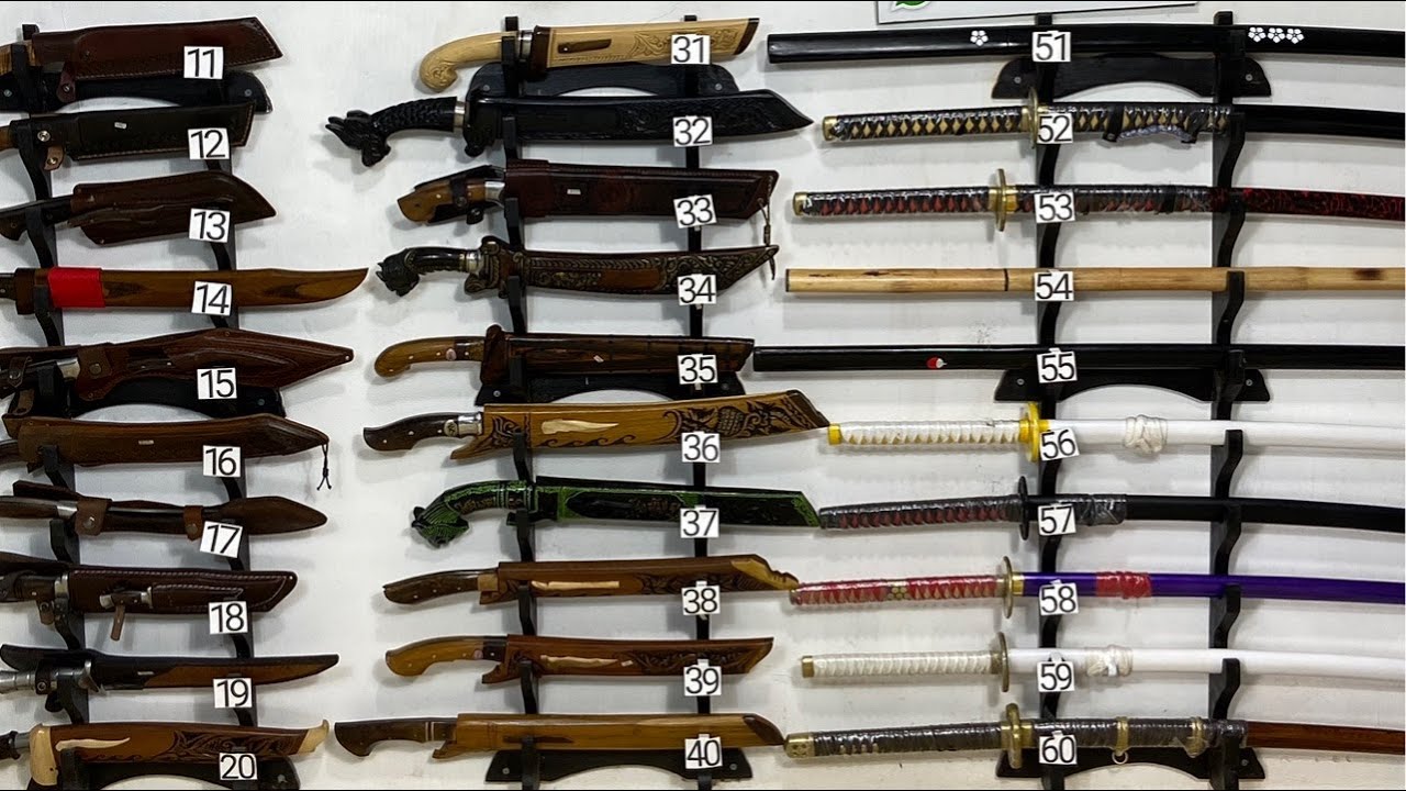 PROMO BELI 1 GRATIS 1 - KATANA PEDANG GOLOK PISAU DAN BONUS !!