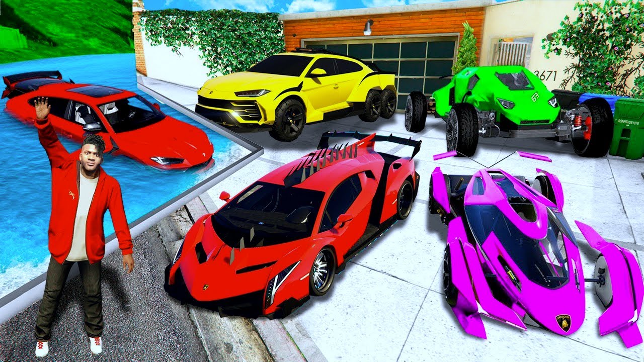 T&ocirc;i Đ&atilde; Thu Thập TO&Agrave;N BỘ LAMBORGHINI Trong GTA 5