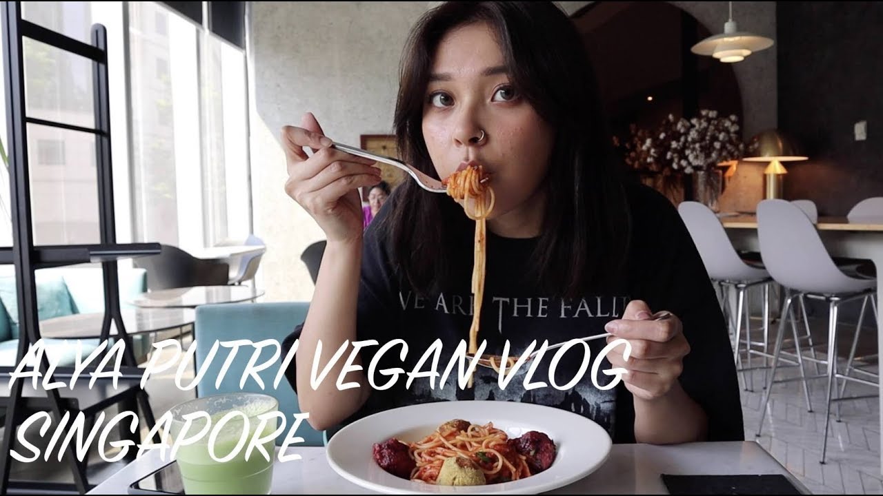 VEGAN FOOD SINGAPORE | ALYAPUTRI VLOG