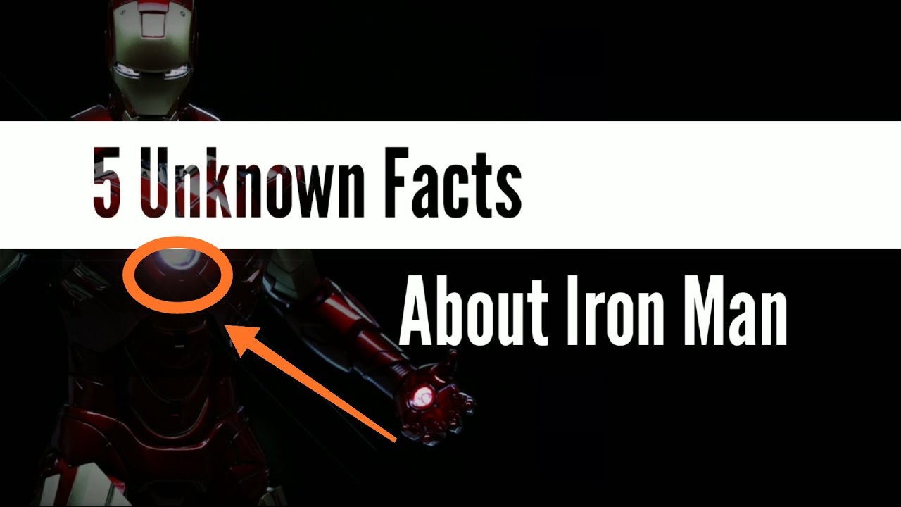 Five Unknown Facts about Iron Man that are kept as Secrets | Fascinating Facts