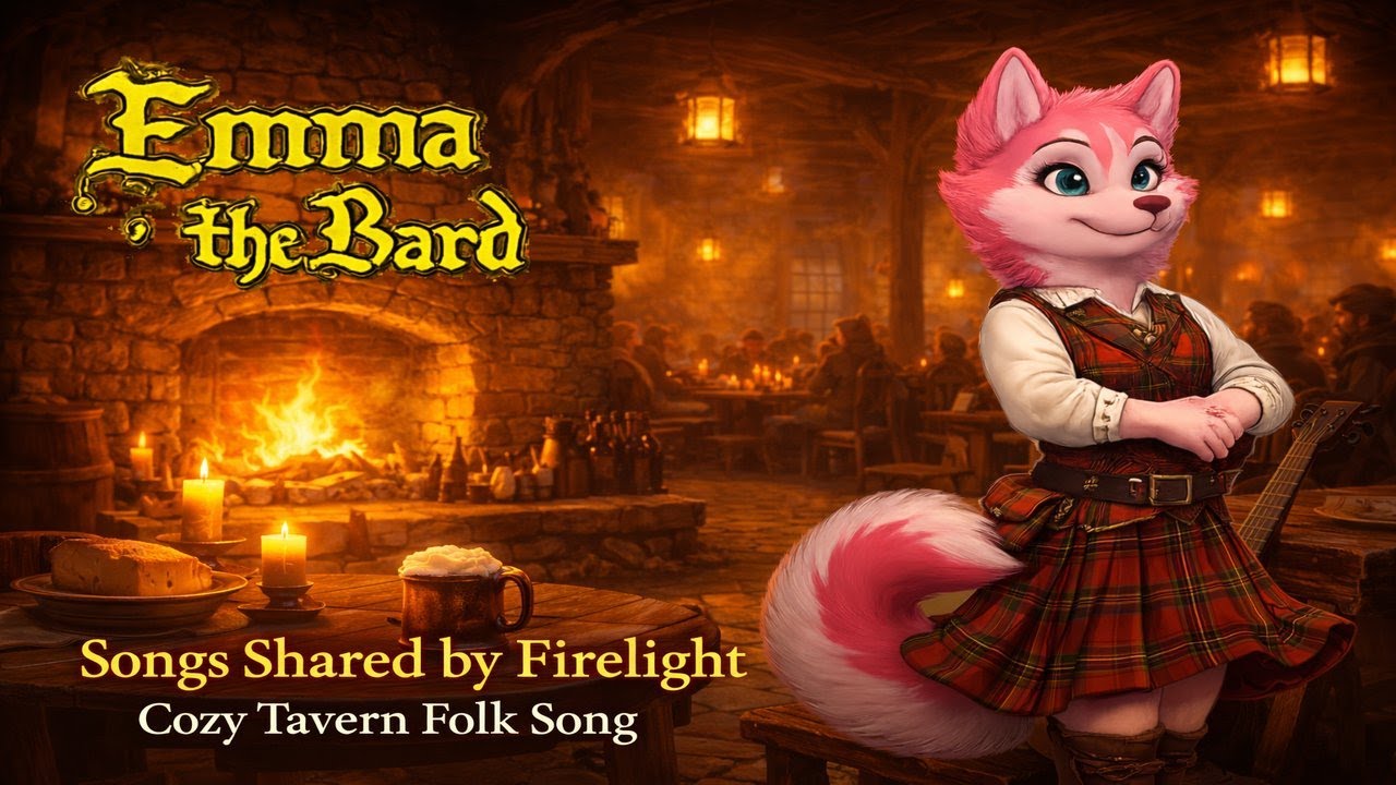 Songs Shared by Firelight | Cozy Tavern Folk Song (Emma the Bard)