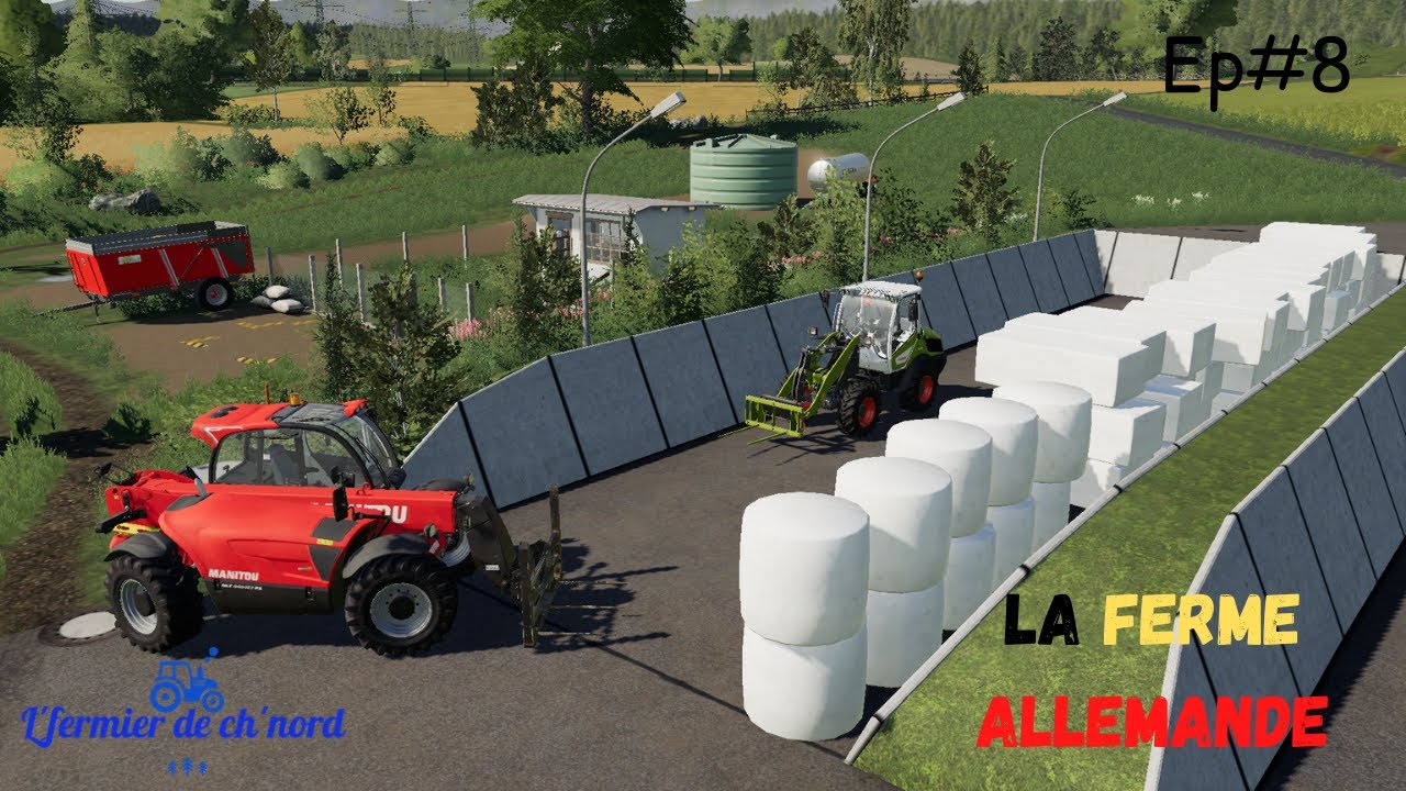La ferme allemande : Ep#8 : On enrubanne toutes les bottes d'herbes