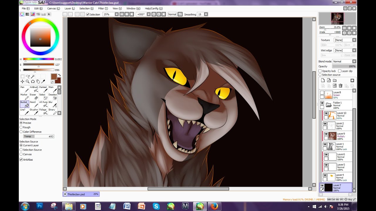 Thistleclaw Speedpaint | Let's Start a Riot, Collapse |