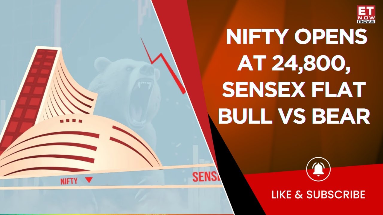 Sensex Off To a Choppy Start; Nifty Below 24,800; Tech Mahindra, Infosys Top Laggards | Opening Bell