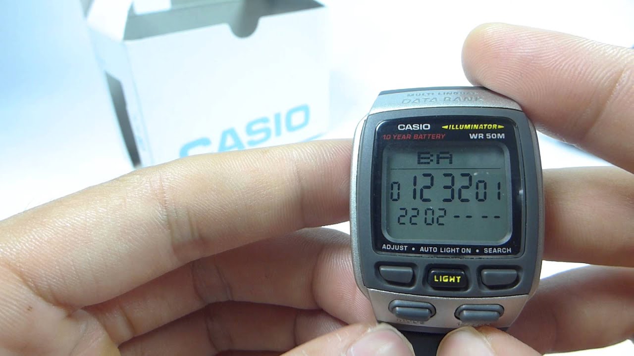 Đồng hồ Casio Databank DB-37H-1AV