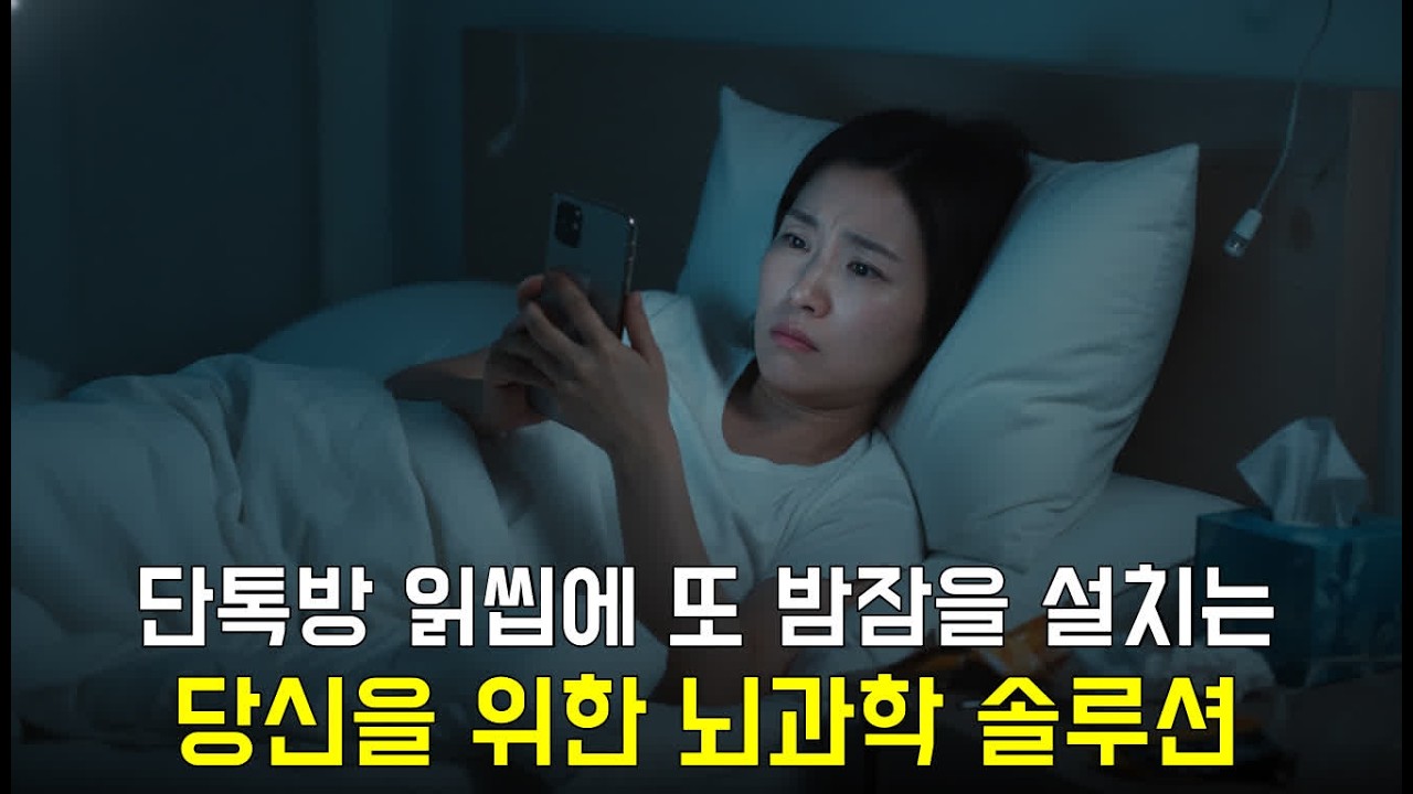 메시지 옆 '1'이 사라지는 순간, 심장이 쿵 내려앉는나, 왜 늘 타인의 시선에 불안할까?