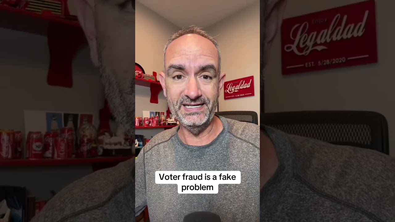 Voter fraud is a fake problem #duet #vote #voterid #voterfraud #fakenews #saveact #ID #election