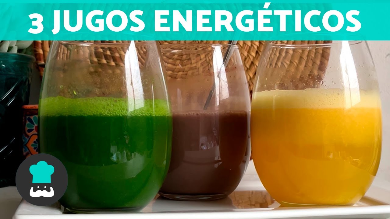 3 JUGOS NATURALES para el AGOTAMIENTO FÍSICO 🍊🥛  ¡Licuados para Tener ENERGÍA Todo el Día!