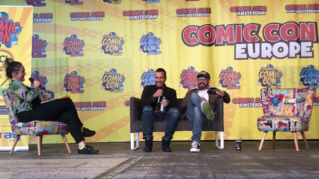 AJ & Howie Berlin Comicon Panel Oct 21 2018 - vid 1 of 8