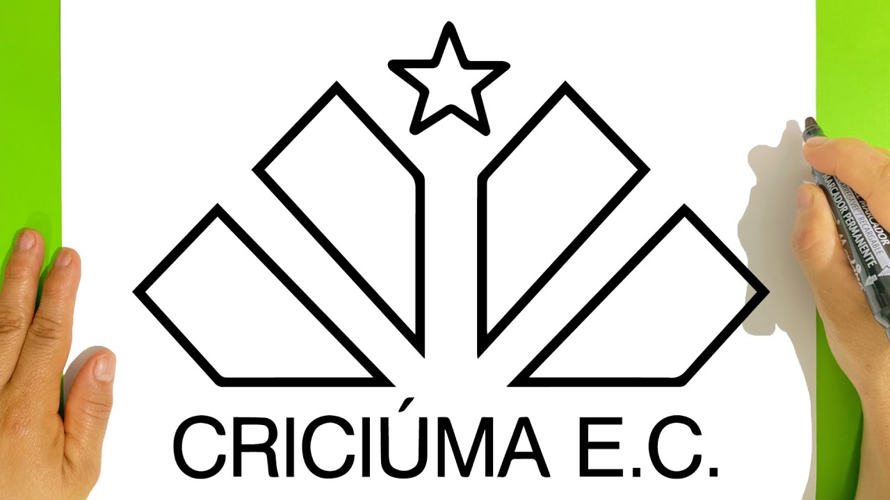 COMO DESENHAR O ESCUDO DO CRICIÚMA ESPORTE CLUBE