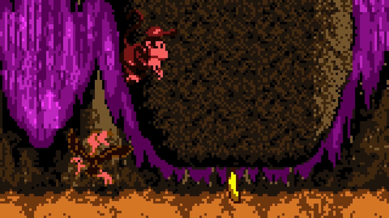 Donkey Kong Country (GBC) - Chimp Caverns - Necky Nutmare