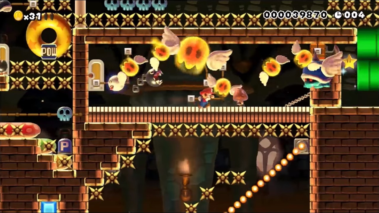 【マリオメーカー2】チョコ式500sスピードラン　練習