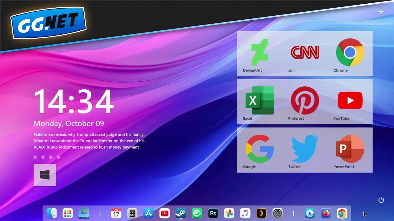 TEMA KEREN WINDOWS 10! Tutorial  Cara Merubah Tampilan Windows 10 Menjadi Keren Seperti MAC OS