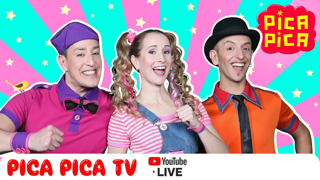 Pica-Pica TV  Canciones Infantiles EN DIRECTO ✨ Los Mejores Videos 2026   #cancionesinfantiles