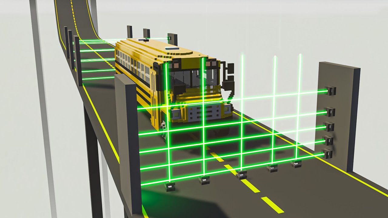 Cars vs Laser Wall | Teardown
