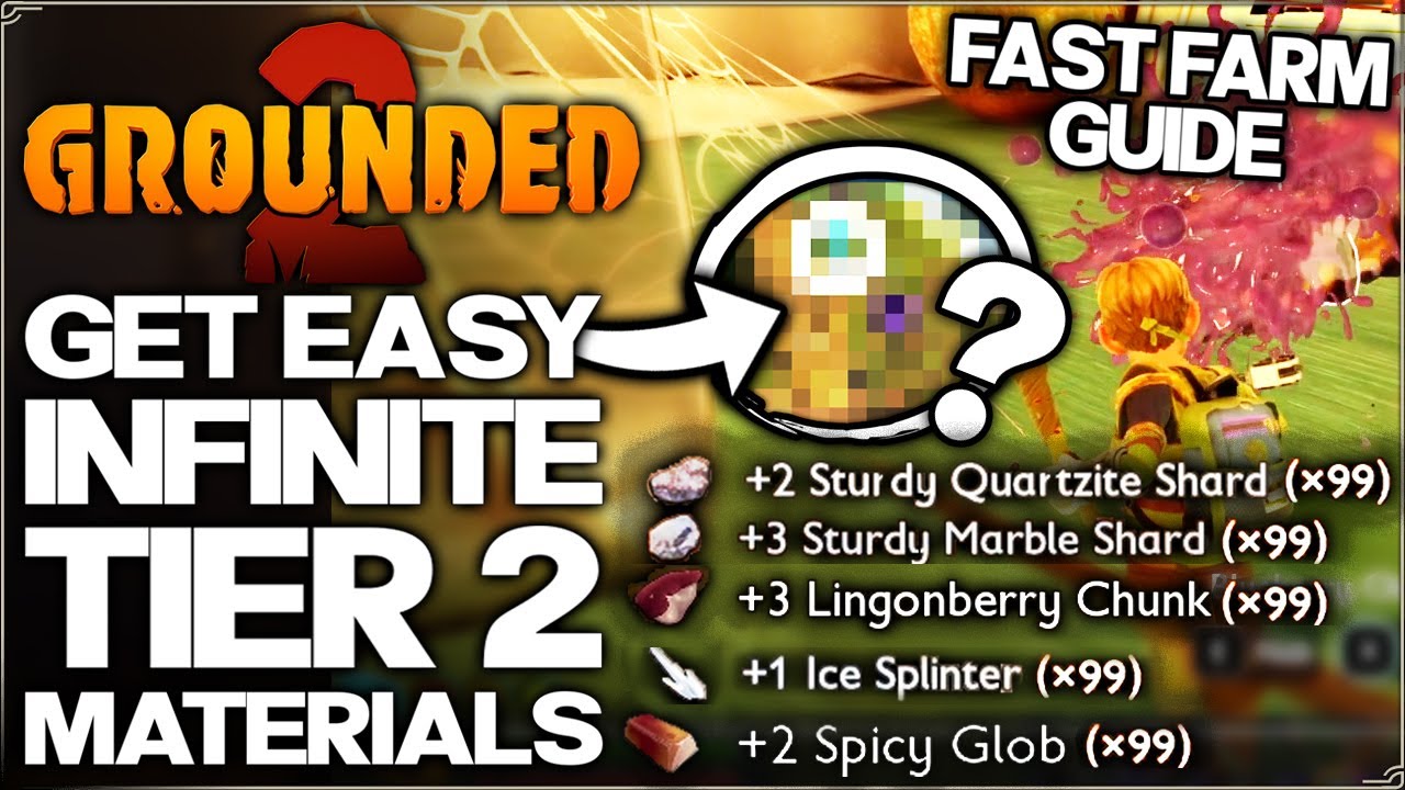 Grounded 2 - How to Farm ALL Tier 2 Resources & Parts FAST - Ultimate Gathering Secrets & Guide!