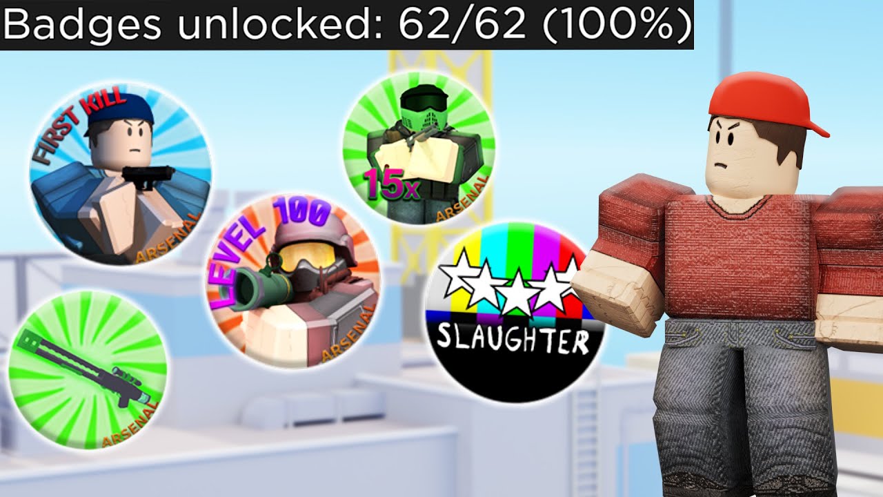 Я выиграл ВСЕ ЗНАЧКИ АРСЕНАЛА за 25 минут | ROBLOX