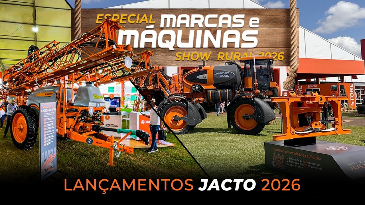 Jacto na Show Rural 2026: os lan&ccedil;amentos que revolucionam a pulveriza&ccedil;&atilde;o