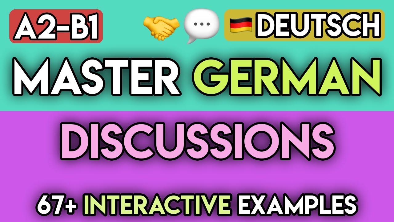 Express Yourself in German (A2-B1) | 65+ Phrases for Emotions & Opinions | Interactive Exercises