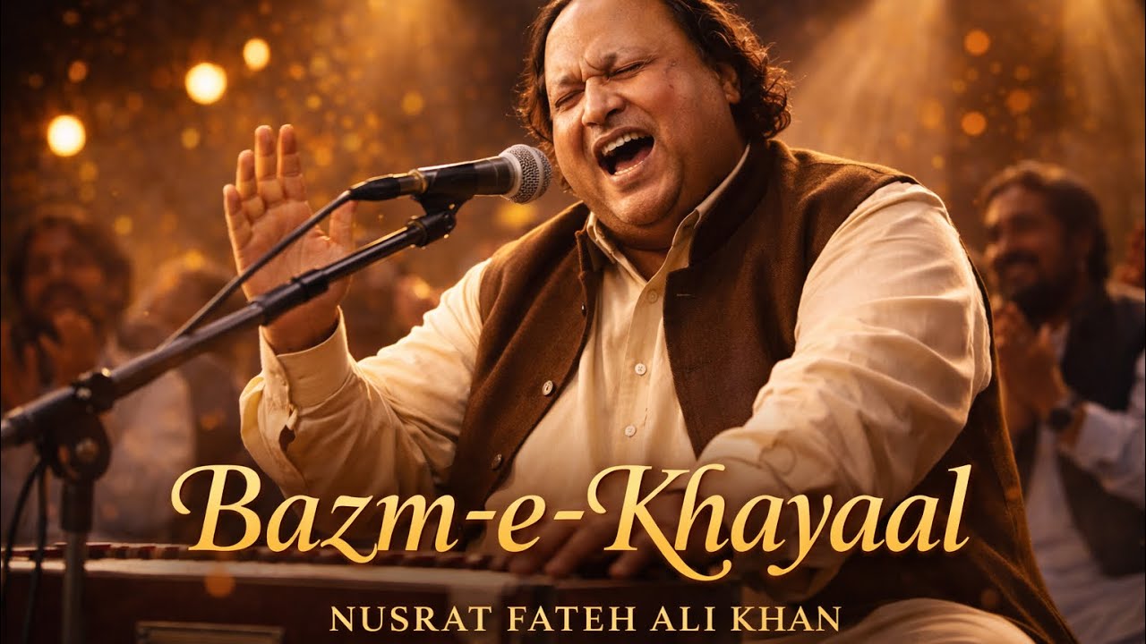 Bazm-e-Khayaal || NUSRAT FATEH ALI KHAN || GAZAL | love 