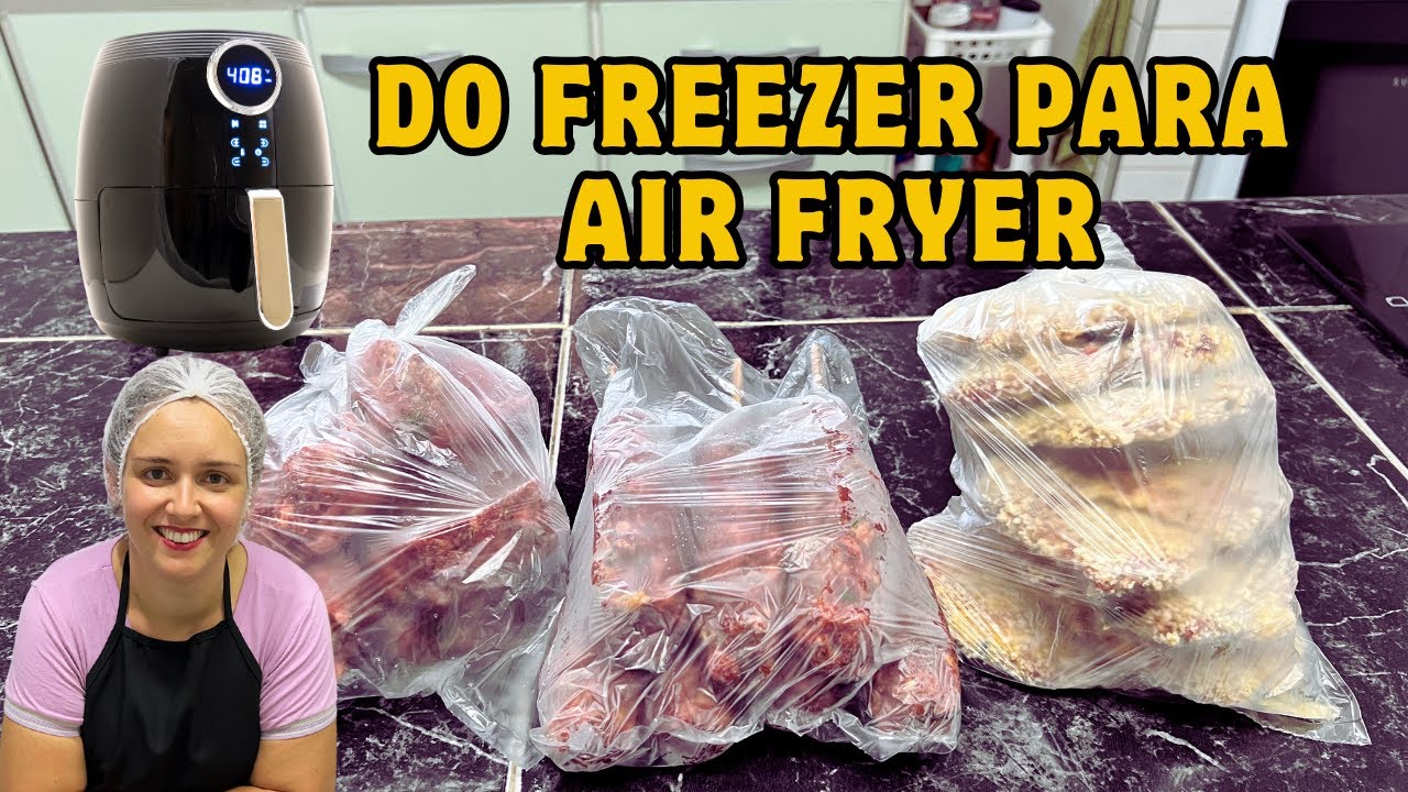 PRATICIDADE TOTAL: 3 RECEITAS COM CARNE MOÍDA DO FREEZER DIRETO PARA AIR FRYER - PRONTO EM MINUTOS