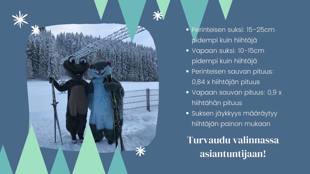 Hiihtovälineiden valinta ja huolto
