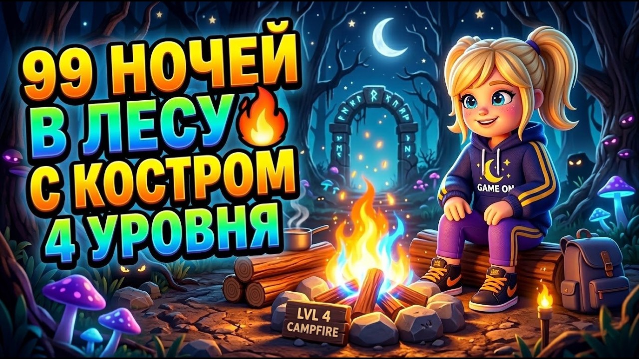 😱НЕ ПРОКАЧИВАЮ КОСТЕР – ВЫЖИВАЮ В 99 НОЧЕЙ В ЛЕСУ! | 99 Nights in the Forest Roblox