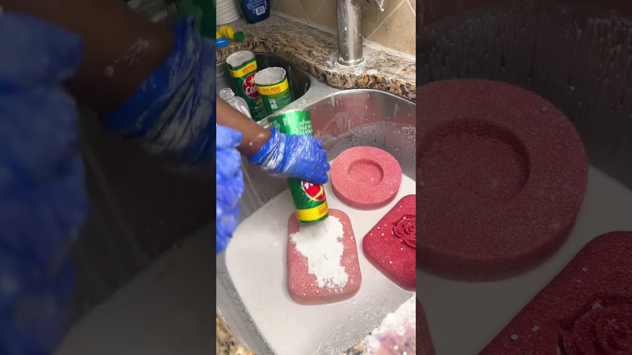 No talking all pink combo plus a rainbow SUDS TO WATERY POWDER BOMBS