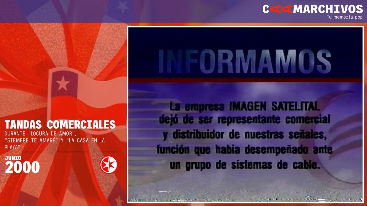 Tandas Comerciales Canal de las Estrellas Latinoamérica @ Junio 2000