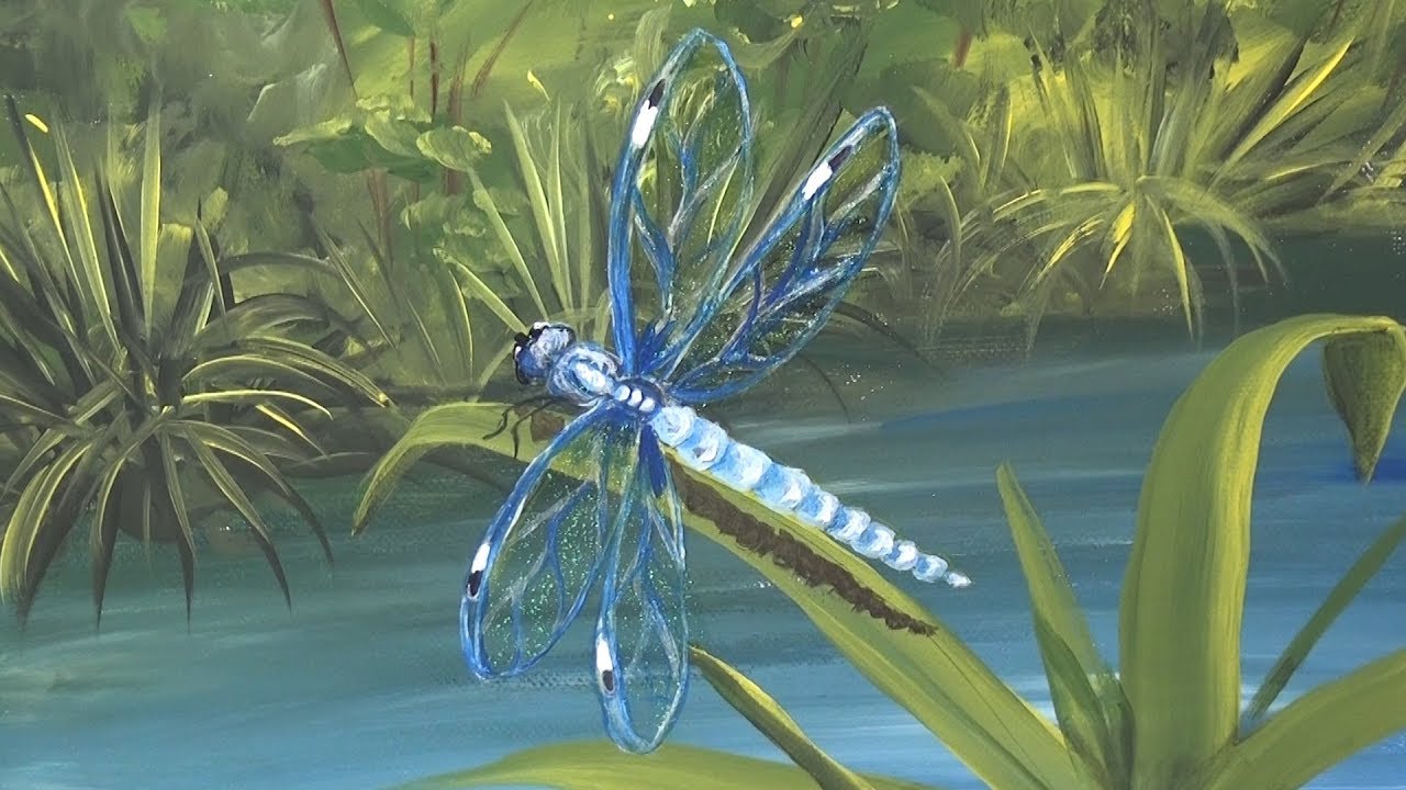 Alas de libélula . Transparencias . Painting dragonfly