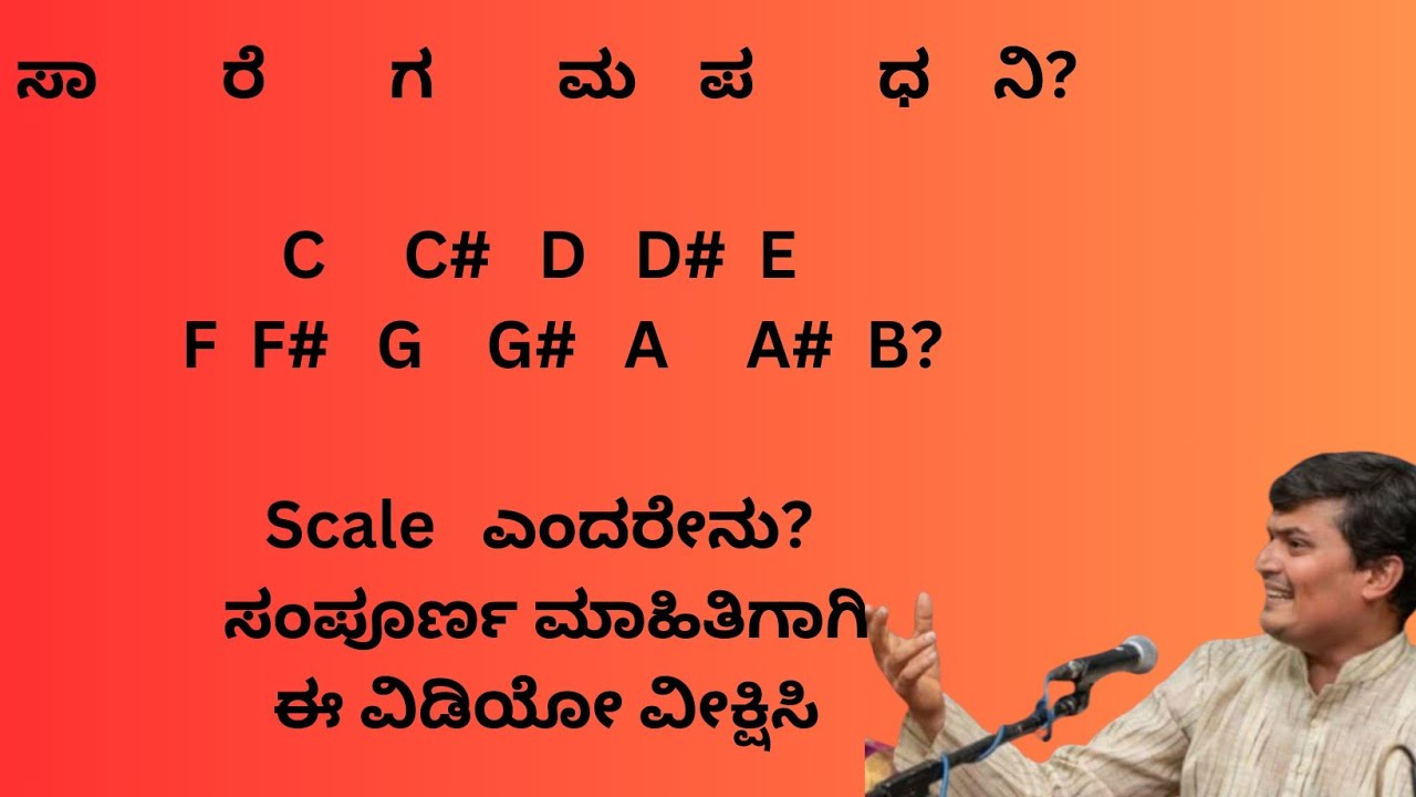 Indian Scale | Western Scale | ಭಾರತೀಯ ಸಂಗೀತದ ಸ್ವರಗಳು | ಸ್ವರಗಳ ಕಂಪನ ಸಂಖ್ಯೆ | Dr. Harish