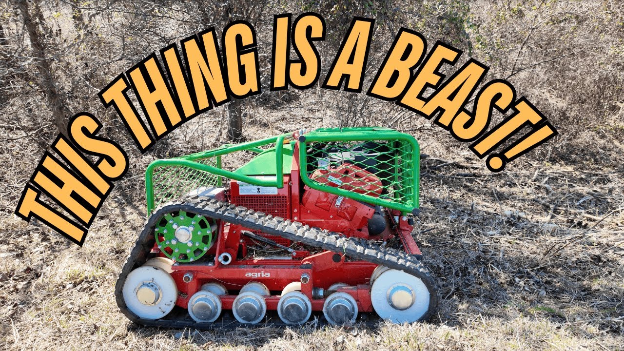 How much can the agria 9600 REALLY handle? Operated with a REMOTE!?