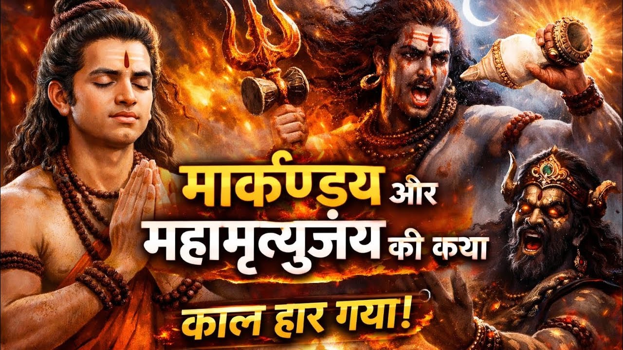 महामृत्युंजय मंत्र की शक्ति | मार्कण्डय की अमर कथा | जब महाकाल स्वयं मृत्यु से टकराए | Mahadev|Shiv