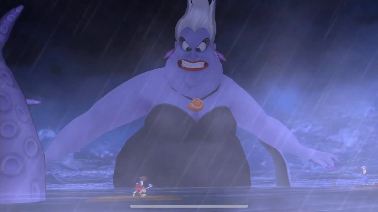 【KH 3DHD】アースラ戦_ソラ・リク両Sideボス初撃破1