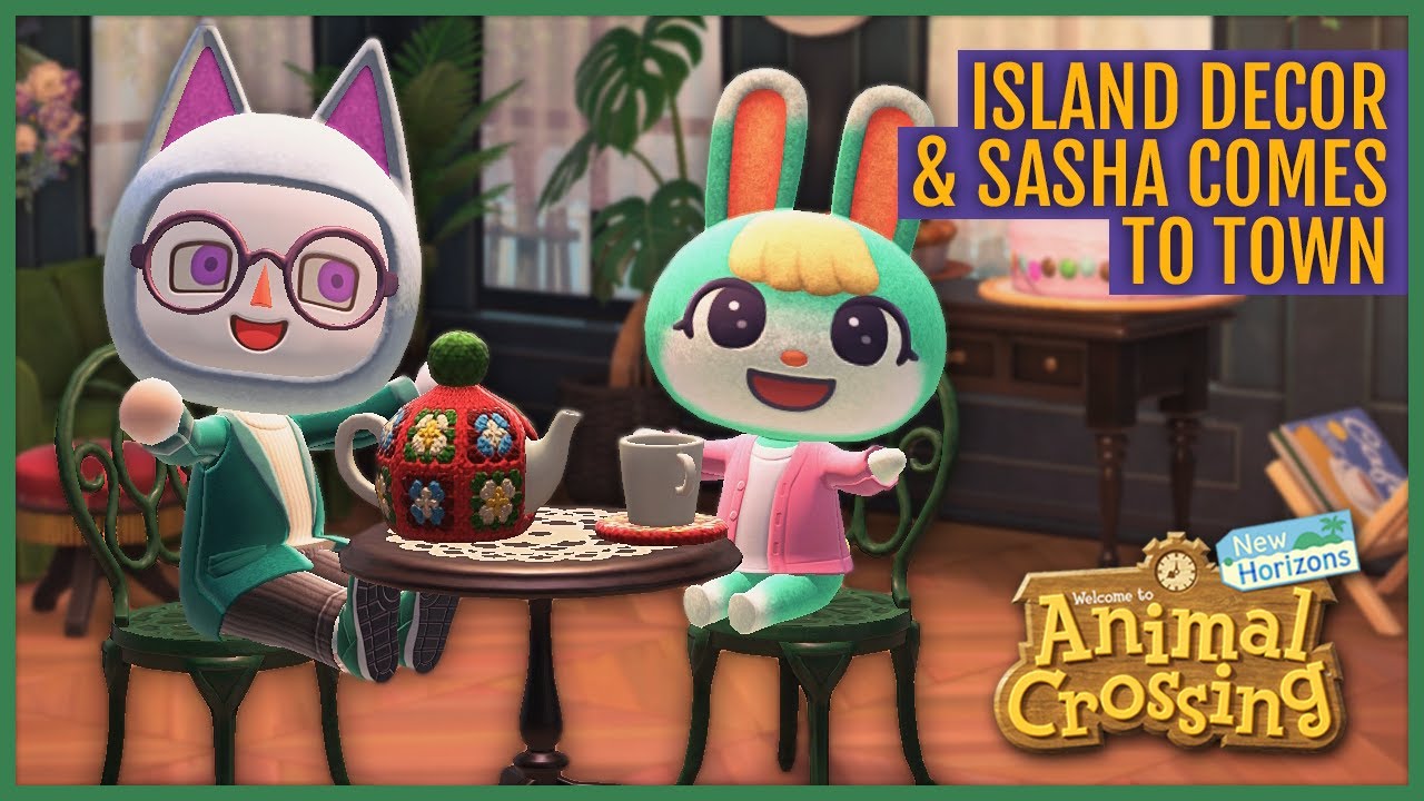 Sasha Comes to Town - Animal Crossing: New Horizons - LIVE STREAM