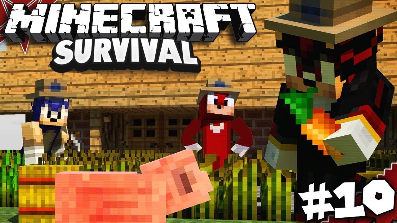 Sonic & Shadow Play Minecraft Часть 10 - SONIC RAGE ВЫХОДИТ!! (При участии Knuckles)
