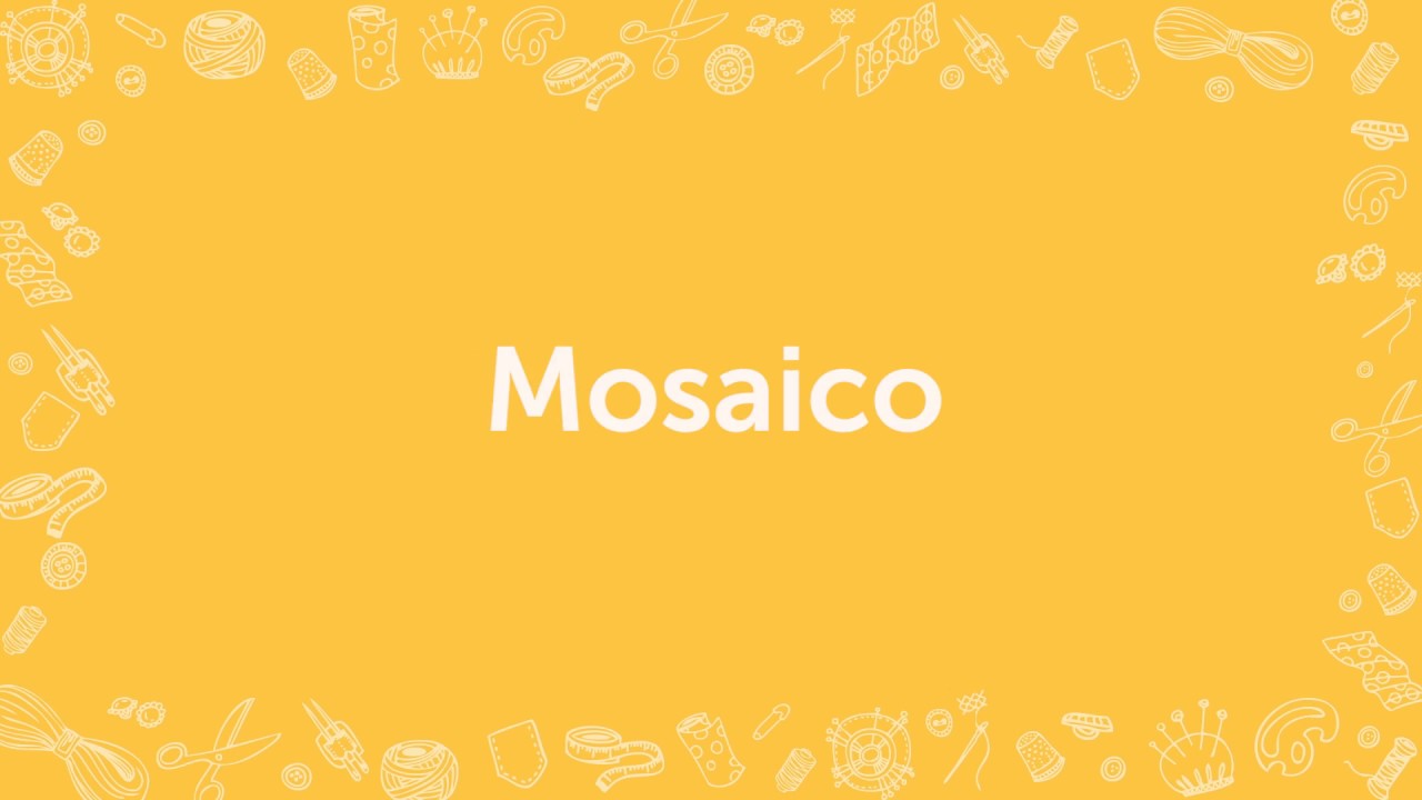 Mosaico - T&eacute;cnicas Artesanais