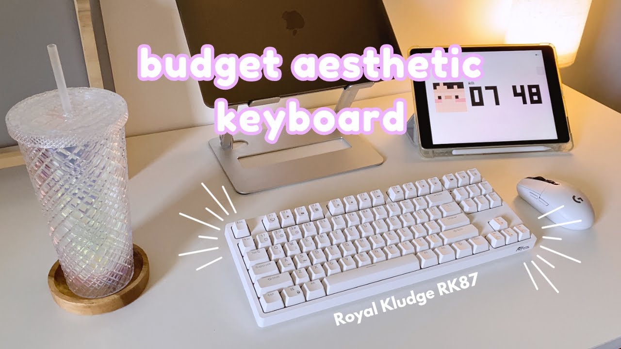 Royal Kludge RK87 Unboxing & Review | Typing ASMR | Accessories 💖