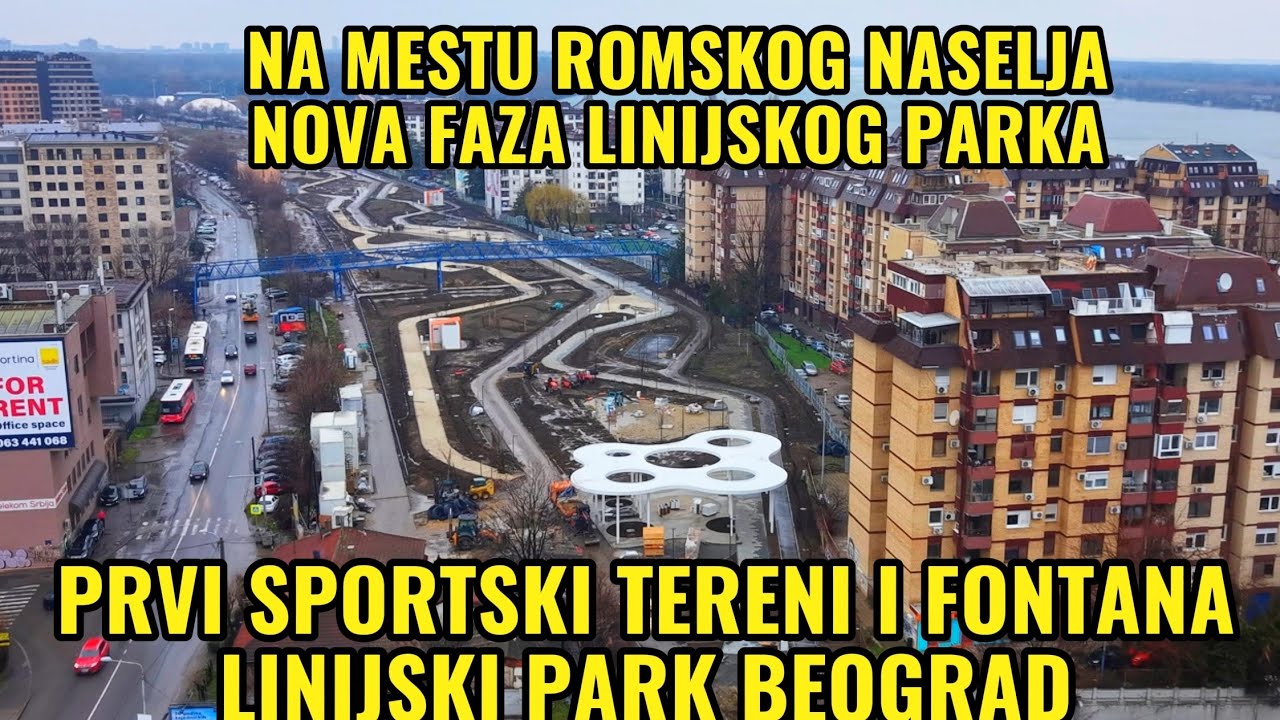 ISELJENO ROMSKO NASELJE NASTAVAK LINIJSKOG PARKA UZ PRVE SPORTSKE TERENE I FONTANU,DECIJA IGRALISTA
