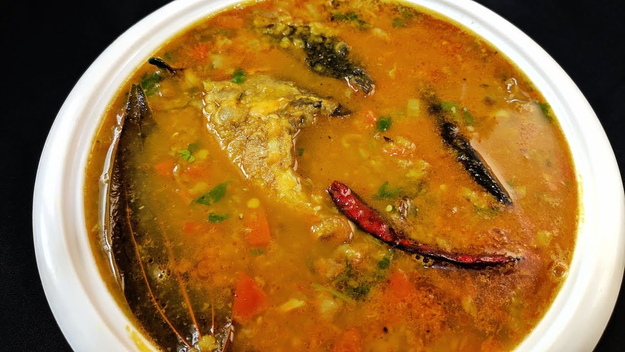 Macher Matha Diye Masoor Dal | মাছের মাথা দিয়ে মুসুর ডাল | Rui Macher Matha Diye Masoor Dal