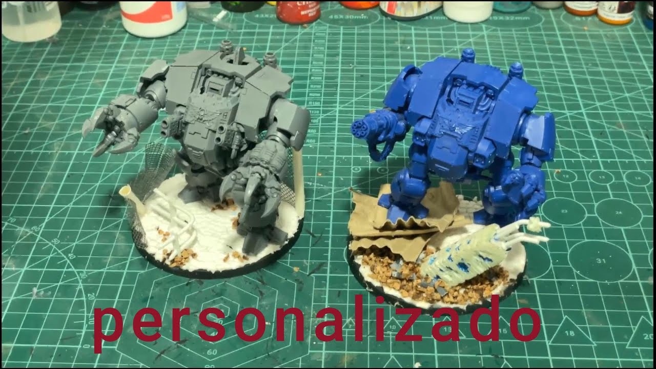 Personalización completa de peanas para Dreadnought | Warhammer 40k