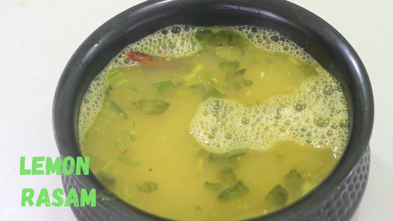 నిమ్మకాయ రసం తెలుగులో | lemon rasam | perfect rasam recipe in telugu | good food good memory | Anil